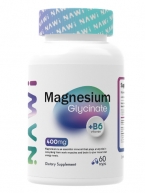 NAWI Magnesium Glycinate + B6 400mg 60 caps
